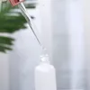 Flaconi contagocce smerigliati Flacone contagocce in vetro per olio essenziale Fiale per contenitori per imballaggi cosmetici Flaconi per campioni di profumo con contagocce in vetro