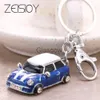 Car Key Fashion alloy car key chain keychain charm women handbag crystal pendant small luxury model car accessories ysk073 x0718