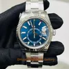 Men Watch 326934 42mm Stainless Steel Blue Dial Luminescent 3235 Automatic Mechanical Mens Topselling Watches Box Included