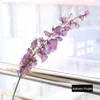 Dekorativa blommor 10st Artificial 4 Fork Dance Orchid Fake For Home Living Room Decoration Garden Wedding Flower Wall Arrangement