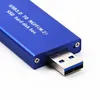 Kompakt USB 3 0 USB3 0 till M 2 NGFF B KEY SSD 2230 2242 Adapterkortkonverterare Kapsling Case Cover Box237b