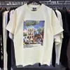 T-shirts voor heren Fashion New KITH Limited Letter Cherry Blossom Print Korte mouw Heren en dames Casual koppel T-shirt Lente en zomer