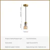 Pendantlampor Ourfeng Nordic Lights Marmor LED Copper Hanging Lamp 220V 110V Modern Hem Dekorativ för matsal Restaurang