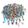 Bulk 50pcs Lot Fashion European Beads Spacer Fit for Pandora Charms Bracelet Random Systral 290J