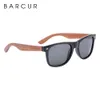 Sunglasses BARCUR Black Walnut Sunglasses Wood Polarized Sunglasses Men Glasses Men UV400 Protection Eyewear Wooden Original Box 230718