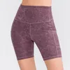 Shorts pour femme Short de yoga pour femme poche en cours d'exécution serré court taille haute exercice de compression de gymnastique exercice de gymnastique de jambe de yoga court 230718