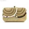 Evening Bags 2023 New Handmade Sequins Influential Fashion Handmade Beaded Dinner Bag Z230719