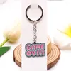 Keychains Metal Cute Gamepad Video Game Handle Keychain Par Joystick Machine Keyring For Boyfriend Car Key Chain Holder Trinka KeyFob