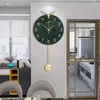 Horloges murales nordique horloge silencieuse salon moderne grande cuisine pendule luxe Reloj De Pared décor minimaliste WK50WC