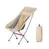 Mobilier de camping extérieur Portable pliable Camping chaise hauteur réglable pliant plage pêche