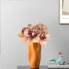 Decorative Flowers Beautiful Faux Silk Flower Fake Non-fading DIY Six Branch Simulation Butterfly Orchid Bouquet Pography Props