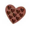 Formy do pieczenia ciasto sile mod 10 kratów w kształcie serca czekolada DIY DIST DOBRY DOSTAWOWA DOMOWA KUTOWANA KUCHNIA BASK BASK BAKEWORE DHGET