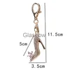 Ключ -ключ на высоком каблуке для обуви для брелок -ваттон хрустальный подвесной кулон Care Care Key Chain Ceyring Boutique Gif