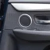 Porta do carro alto-falante de áudio círculo anel decorativo capa guarnição para BMW X1 F48 2 séries F45 2016-18 decalques interiores228S