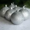 Feestdecoratie 70 STUKS Kerstbal 1 Pakket Voor Hele Boom 8cm Goud 18st Wit 12st Zilver 6st
