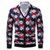 Men's Sweaters Varieties Knitted Pullover Men Fashion Autum Korean Casual Coats Long Sleeve V-Neck Sweaters Fit Button Tops Designer Cardigan L230719