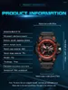 Zegarstka Sanda Top Brand 3179 Digital Mens Watch Wojskowy 50m Waterproof Dual Display Quartz Sport dla mężczyzn Luminous Relogio Masculino