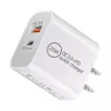 20W Charger USB C PD Fast Charger Block USB Typ C Wall Charger Adapter för iPhone