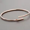 Classic bracelet designer love bracelet 25mm nail bracelet plated with 18K gold titanium bracelet ladies love bracelet jewelry gift size 16