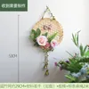 Party Decoration Simulation Flower Round Bamboo Products Handgjorda Floral Creative Charm Kindergarten Heminredning Material