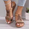 Sandalen Frauen Keil Sandalen Sommer Böhmen s Casual Plattform Sandalen Weibliche Peep Toe Outdoor Strand Schuhe 230719