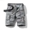 Men's Shorts Men 2021 Summer New Casual Vintage Pocket Cargo Shorts Men Outwear Classic Fashion Flexible Fabric Twill Cotton Shorts Men 28-38 L230719