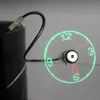 Desk Table Clocks Hand Mini USB Fan Portable Gadgets Flexible Gooseneck LED Clock Cool for Laptop PC Notebook Real Time Display Durable Adjustable 230718