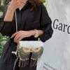 Evening Bags High Quality Women's Bag Fashion Owl Purses and Handbags Chain One Shoulder Messenger Bag Luxury Designer Tassel Bags for Women 230718