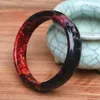 Bangle High Quality Chinese Peach Blossom Plum Flower Bangles Bracelet Gift For Women Jades Jewelry13109