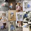 犬のアパレルファッション格子縞のドレスボウ子犬プリンセススカートサマーキャットソフトペット子猫服チワワの服