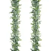 Dekorative Blumen, künstliche Eukalyptus-Girlande, hängende Pflanzendekorationen, Hochzeitsbogen