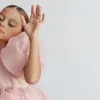 Abiti da ragazza Ragazza alla moda Abito da principessa vintage Vestigo per bambini trasparenti Maniche a sbuffo Abito da tutu di compleanno per feste di matrimonio rosa Abbigliamento per bambini 1-10 anni 230718