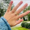 Band Rings Rapunzel Ring for Women Girls Princess Crown Ring Engagement Smycken Gift Engagement Ring Justerbar guldpläterad ring R230719