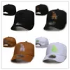 Klassisk designers senaste hattbrev La Baseball Cap Men's Truck Driver Women's Round justerbar flerfärgad mössa ZL-5