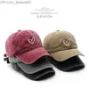 Ball Caps Sleckton Женская и мужская мода бейсболка хлопковая вышивка Heart Hat Retro Sun Hat Casual Snapshot Hat Unisex Z230719