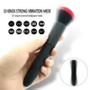 Vibromasseur Bullet Vibrator pour les femmes GSpot Clinic Pinceau de maquillage Stimulateur de vibrations Baguette AV Massage Masturbation Adult Sex Toy 230719