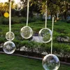 パーティーの装飾クリスマスバブルボールdiy充填可能な装飾ツリーボールボールバブルズクラフト透明な吊り工芸