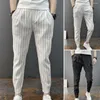 Pantaloni da uomo Eleganti pantaloni a matita da uomo Primavera Autunno Pantaloni aderenti Pantaloni allacciati alla caviglia allacciati alla caviglia