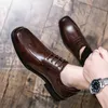 Luxe Mode Bruidegom Bruiloft Schoenen Mannen Luxe Italiaanse stijl Oxford Schoenen Grote Maat 48 230718