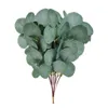 20 st Fake Eucalyptus Leaves Stems Silver Dollar Eucalyptus Leaves Plant 13 7 tum Tall Wedding Greenery Arrangement277R