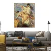 Modern Canvas Art Woman Leaving Her Bath Dance Edgar Degas Painting Handmade Dancer Artwork High Quality