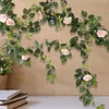 Decoratieve bloemen Kunstmatige Rose Vines Garland Flower Floral voor tuin Engagement Ceremony Receptie Office Party