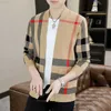 Men's Sweaters 2022 New Autumn Winter Fashion Men Vintage Stripes Cardigan Mens High Quality Knitted Cardigan Male Soft Warm Sweater For Men L230719