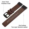 Horlogebanden 26 22 MM Lederen Quick Release Horlogeband Band Voor Garmin 7X 7 6 6X Pro 5 5X Plus 3 HR Horloge Easyfit Polsband Armband 230718