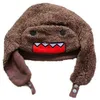 Cartoon Big Mouth DOMO Winter Bomber Ushanka Russian Fur Hat Warm Thickened Ear Flaps Cap For Men&Women Boys&Girls Hats cap202Q