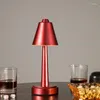 Tafellampen Draadloze Draagbare LED Opladen Bar Restaurant Sfeer Licht Moderne Bureaulamp Slaapkamer Nachtkastje Armaturen