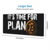 Mouse Pad Poggiapolsi È il momento del piano B Crypto Currency Long Vintage Pad Blockchain Geek Soft Mat Tastiera in gomma Table305k