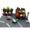 Blocks Street View Store Blocki budulcowe dla dzieci Zabawy DIY Friends Friends Bricks Parts Boys Girls Prezent Ninos R230718