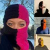 Mode ansikte masker nacke gaiter balaclava hatt horra skalle virkning hatt mössor för kvinnor män cosplay bild rekvisita 230719