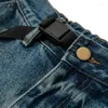 Jeans pour hommes Été Japonais Streetwear Denim Shorts Haruku Tendance Pantalon Cargo Droit Mâle Haute Qualité Casual Jorts Hommes Vêtements